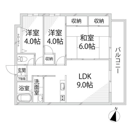 ロワイヤル元町の物件間取画像